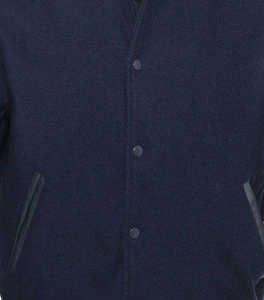 แจ็คเก็ตหนังขายดีที่สุด แจ็คเก็ตเลตเตอร์แมนผ้าขนสัตว์ ปักโลโก้ได้ตามต้องการ เสื้อกันหนาวผู้ชาย แจ็คเก็ตวาร์ซิตี้ - Product Image 5