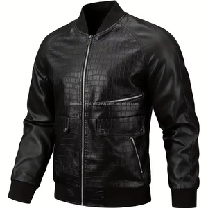 2025 Otoño Invierno chaquetas de cuero para hombres cómodo y de moda nuevo estilo de diseño para chaqueta juvenil para hombres - Product Image 1