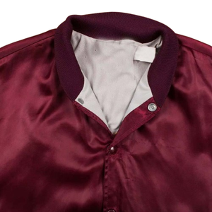 High Quality Custom Satin Basketball Players <b>Jackets</b> Polyester Winter Vintage <b>Men</b> <b>Baseball</b> Satin Varsity <b>Jacket</b> - Product Image 4