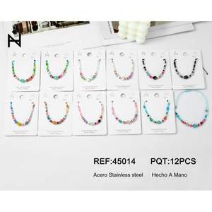 TOBILLERA Collection de Bracelets de Cheville Tendance en Perles de Céramique Douces - Product Image 1