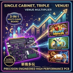 Wholesale Original Taiwan Arcade Machine PCB Board 3in1 Software for Cabinet <b>Builders</b> - Product Image 2