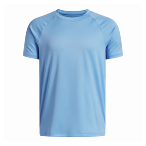 เสื้อยืดคอกลมแขนสั้นสีดำสำหรับผู้ชาย ทรงปกติ ผ้าคอตตอนเจอร์ซีย์ สไตล์ลำลอง สีพื้น สตรีทแวร์ ระบายอากาศได้ดี น้ำหนัก 320 กรัม แบบถัก - Product Image 3