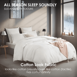 Piumino Oversize Bianco per Tutte le Stagioni con Imbottitura Nordica Calda e Soffice, Ideale per Inverno e Giornate di Neve, per Camere da Letto e Hotel - Product Image 4