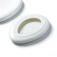 Assiette à sushi en céramique, assiette à dîner en porcelaine, assiette ovale en céramique blanche, plats créatifs triangulaires pour restaurants haut de gamme, vente en gros à prix réduit