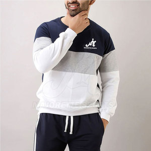Wholesale Custom Logo Heavyweight Fleece <b>Men</b> Sweatshirts Warm Urban Streetwear Plain Basic <b>Pullover</b> Sweatshirt - Product Image 2