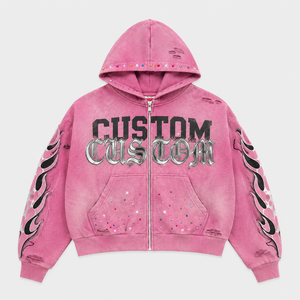 Sudaderas Promocionales al por Mayor, Sudadera Deportiva para Hombre con Cierre Completo, Solución de Marketing de Marca - Product Image 1