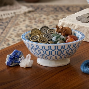 Plato para Servir Hecho a Mano con Incrustaciones de Madreperla |   Plato Decorativo Ecológico para Servir |   Vajilla de Estilo Japonés - Product Image 3