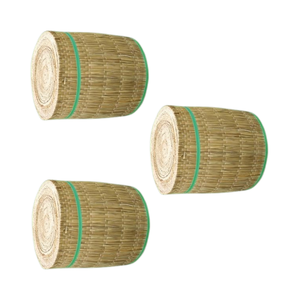 Barrière de protection pour arbres en tapis de jonc tressé, écologique, largeur 45 cm, fibres naturelles, pour jardin et ferme durables - Product Image 1