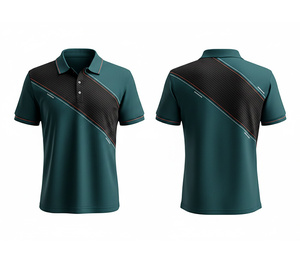 High Performance Sublimation Polo Shirt Shield Design Breathable Fabric for Men Women Youth Quick-Dry Dry-Fit Active Polo - Product Image 3