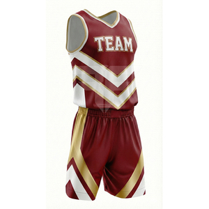 Maillot de basket-ball personnalisé pour les jeunes, avec numéros d'entraînement, short et maillot réversibles, uniforme de basket-ball pour enfants - Product Image 3