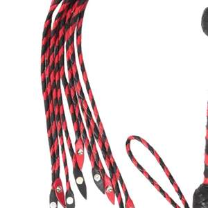 Flogger de Cuero Vacuno de Alta Resistencia con Mango Fuerte y Cadenas Densas - Product Image 3
