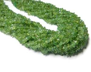 Perles de pierres précieuses en apatite verte naturelle, forme irrégulière, 3-5 mm, pour la fabrication de bijoux, prix de gros en vrac - Product Image 1