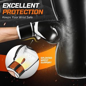 Gants de combat MMA en cuir PU de qualité supérieure, personnalisés en gros, pour entraînement professionnel, sparring, boxe et kick-boxing. - Product Image 3
