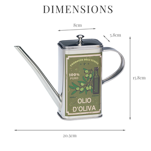 [Holar] Aceitera de Acero Inoxidable de Estilo Europeo, Forma Rectangular, Fabricada en Taiwán, con Diseño - Product Image 3