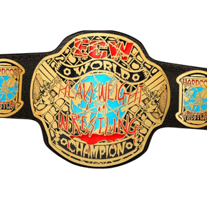 Cinturón de Campeonato Mundial de Peso Pesado de la ECW, Diseño Hardcore de Primera Calidad, Trofeo Personalizable - Product Image 3