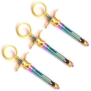 Jeringa Dental Autoaspirante con Mango de Plástico Rojo y Punta de Acero Inoxidable de Alta Calidad, Nuestros Productos con Certificación CE de Grip Surgical - Product Image 2