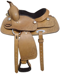 Selles de cheval en cuir véritable de style occidental, différentes tailles pour l'équitation occidentale, pour fabricant de selles occidentales - Product Image 2