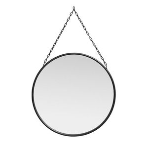 Customized Shape Hanging Wall <b>Mirror</b> with Metal Border Wall Hanging <b>Mirror</b> | Decorative Golden Border <b>Mirror</b> With <b>Chain</b> - Product Image 3