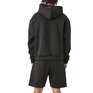 Conjunto Deportivo Personalizado de 2 Piezas para Hombre, Sudadera Holgada de Algodón y Pantalones Cortos Deportivos, Ropa Deportiva Informal Personalizada - Product Image 2