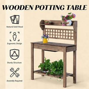 <b>Open</b> Shelf <b>Storage</b> Garden Workbench - Product Image 5