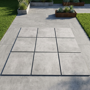 Cementino Ash 20mm Full Body Porcelain Pavers 600x900mm Heavy Duty Outdoor Ceramic Floor Tiles - Product Image 5