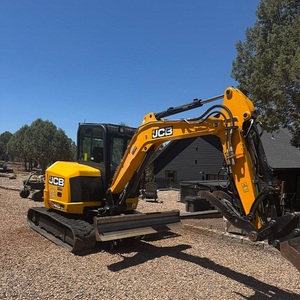 Mini-excavatrice JCB 48Z-1 avec pince hydraulique, poids opérationnel de 10 à 500 lb, excavatrice sur chenilles, godet de 1,15 m, puissance de 120 kW - Product Image 2