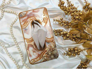 Porte-serviettes en résine écologique, boîte à mouchoirs personnalisée, pour essuyer les mains, hôtel, cuisine, salon, durable, moderne, meilleur prix - Product Image 4