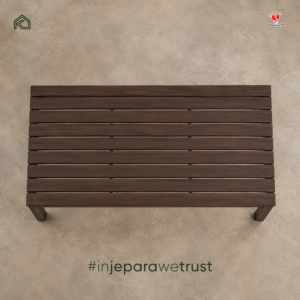 Modern Minimalist Outdoor Coffee <b>Table</b> Solid Wood Slatted Top Rectangular Patio Garden <b>Sofa</b> <b>Side</b> <b>Table</b> Custom Furniture - Product Image 2