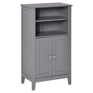Grey Bathroom Storage Cabinet Practical Bathroom Shelves - Product Image 4