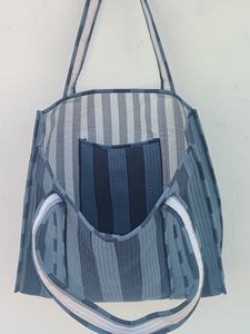 Sac fourre-tout matelassé en coton grande capacité personnalisé, couleur unie, fermeture éclair, sacs multicolores tendance pour femmes, vente en gros - Product Image 2