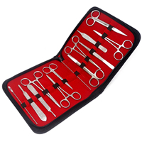 Kit d'instruments chirurgicaux MEDSPO pour la dissection et la retraitement des sutures en chirurgie mineure, certifié CE, réutilisable