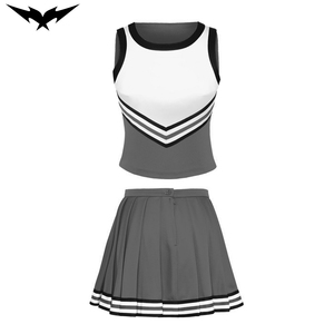 Uniforme de Porristas Estampado Premium con Tela Elástica Transpirable, Diseño Libre y Uniformes de Porristas Personalizados a la Moda - Product Image 1