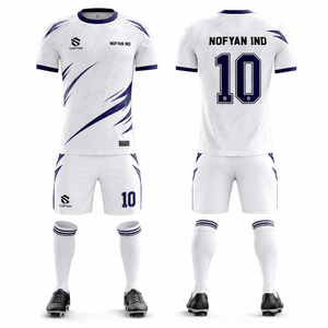 เสื้อทีมฟุตบอลแบบระบายอากาศได้เสื้อทีมฟุตบอลเสื้อฟุตบอลติดโลโก้ออกแบบได้ตามต้องการ - Product Image 1