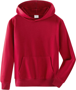 Sudadera con Capucha de Algodón 100% para Niños, Personalizada con Logotipo, Impresión Digital, Teñido Sólido, Transpirable, Ropa de Invierno, Manga Larga, Corte Regular, Unisex - Product Image 1