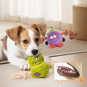 Jouets à mâcher pour animaux de compagnie en peluche rembourrés de corde en coton, nouveaux jouets interactifs pour chiens, jouet en peluche doux pour animaux de compagnie - Product Image 6