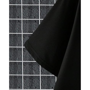 Camiseta de Moda Urbana para Hombre, Estampado Tropical Ombre, Cuello Redondo, Manga Corta, Informal, para Uso Diario - Product Image 6