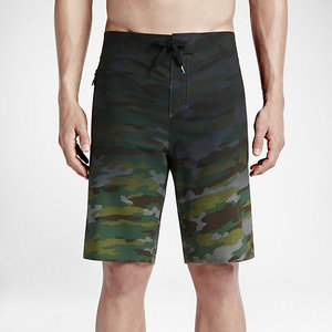 Shorts pour hommes en gros, taille mi-haute, cordon de serrage, séchage rapide, poches, style décontracté Bermuda, tissu tissé 100% polyester - Product Image 1