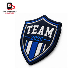 Écussons tissés professionnels personnalisés pour clubs sportifs, formes sur mesure, bordures durables, production en gros, délai de livraison rapide, fabricant - Product Image 5