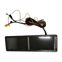 Système de rétroviseur électronique pour piétons à angle mort AI BSD de 15,88 pouces, écran LCD 2CH avec 2 caméras pour bus et camion