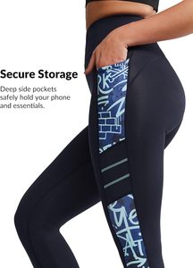 Leggings de yoga personnalisés pour femmes, pantalons de sport taille haute extensibles, vente en gros, vêtements de sport fabriqués au Pakistan, service OEM - Product Image 4