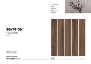 Azulejos de Porcelana Vitrificada Digital de Alta Resistencia, Estilo Plancha de 20x120 cm, para Proyectos Elegantes de Paredes y Pisos Interiores - Product Image 2