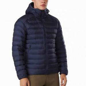 Men's Olive Green Windproof Bomber <b>Jacket</b> Full Sleeve Zipper Top Selling <b>Light</b> <b>Weight</b> Pakistan Cotton Fill Puffer Outdoor <b>Jacket</b> - Product Image 1