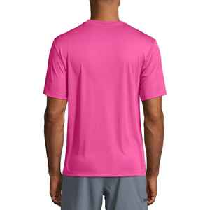 T-shirt athlétique pour homme adulte, couleurs unies, personnalisable avec votre propre graphisme et impression, vente chaude directe de l'usine Long Mission. - Product Image 2