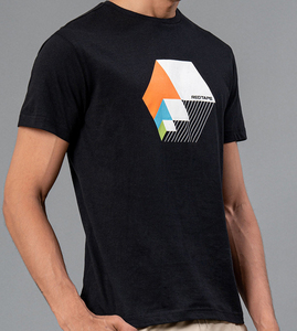 Camiseta de Algodón Estampada para Hombre, Estilo Casual, Cuello Redondo, Manga Corta, Transpirable, Corte Regular, para Uso Diario, OEM ODM - Product Image 3