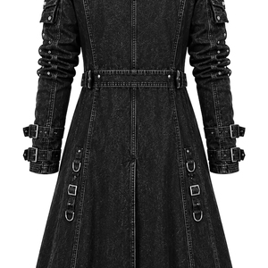 Última Colección de Abrigos Largos Góticos con un Estilo Oscuro y Elegante para Compradores Mayoristas de Moda Alternativa para Vendedores en Línea - Product Image 4