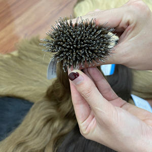 Producto en oferta, extensiones de cabello humano con nano anillos, negras y de colores, para mujeres, lisas, sedosas y suaves. - Product Image 4