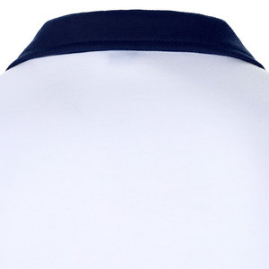 Camiseta de Manga Corta para Hombre, Tejido Sólido, Corte Regular, Cuello Redondo, Casual, Ecológica, Transpirable, Mezcla de Poliéster/Algodón, Blanca, Azul Marino, Amarilla - Product Image 3