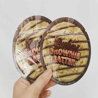 Pochette d'emballage refermable découpée sur mesure avec logo imprimé, qualité alimentaire, pour aliments secs et biscuits