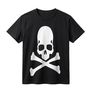 T-shirt à manches courtes pour homme, qualité supérieure, 100% coton, écologique, design uni, impression numérique graphique sur le devant, coupe classique - Product Image 1