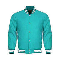 Veste varsity noire pour homme avec bordure orange, manches en cuir PU, boutons sur le devant, coupe classique, vêtements décontractés d'automne